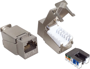 XLR-8 Category 8 Toolless Shielded Keystone Jack 